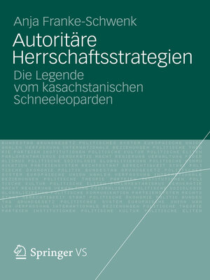 cover image of Autoritäre Herrschaftsstrategien